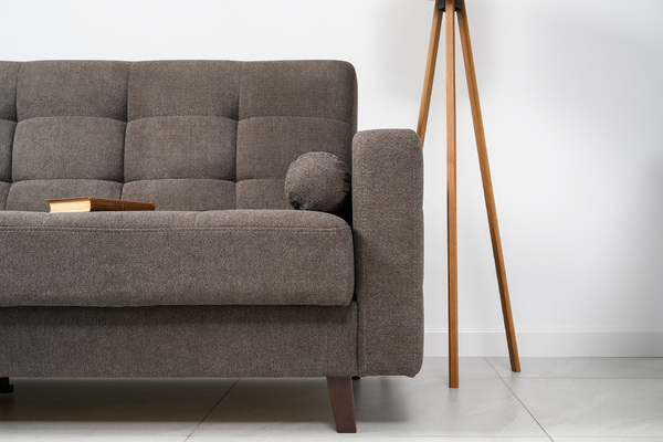 Диван-кровать прямой Эмили ТД 912 велюр шоколадный