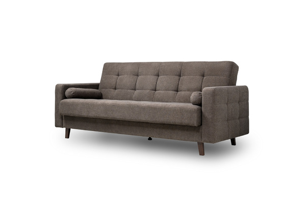 Диван-кровать прямой Эмили ТД 912 велюр шоколадный