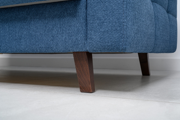 Диван-кровать прямой Эмили ТД 913 велюр синий