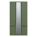 Шкаф для одежды Марион 16.340.03 дымчатый зеленый K521, олива шагрень AG 1050 ПВХ (собирается на любую сторону)