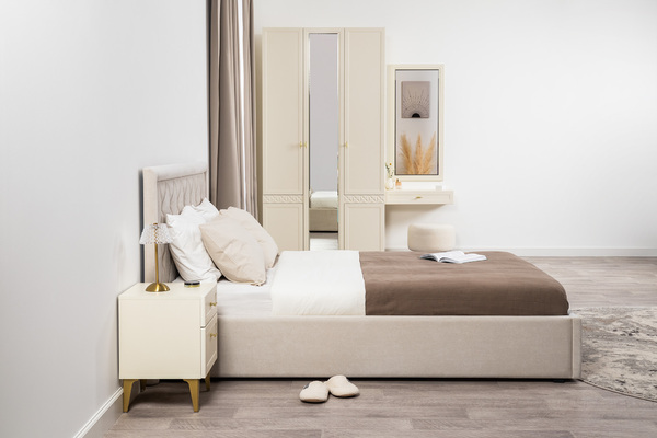 Стол-консоль Марион 12.318 слоновая кость С341 PE, слоновая кость 6898 ПВХ