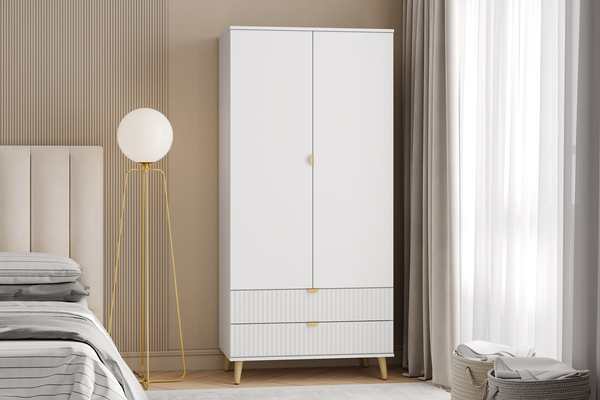 Спальня Дакота композиция 2 меренга, белый, без кровати